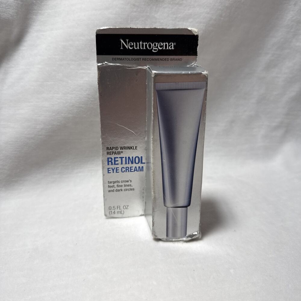 Neutrogena Rapid Wrinkle Repair Retinol Eye Cream ~ DAMAGE BOX NEW